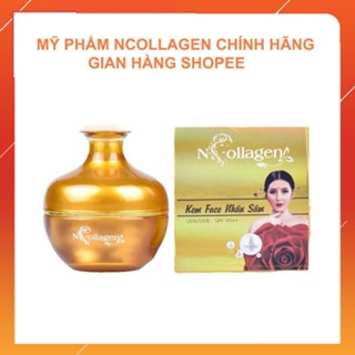 Kem dưỡng ẩm - Kem face nhân sâm dưỡng trắng da giảm nám tàn nhang Ncollagen 18g