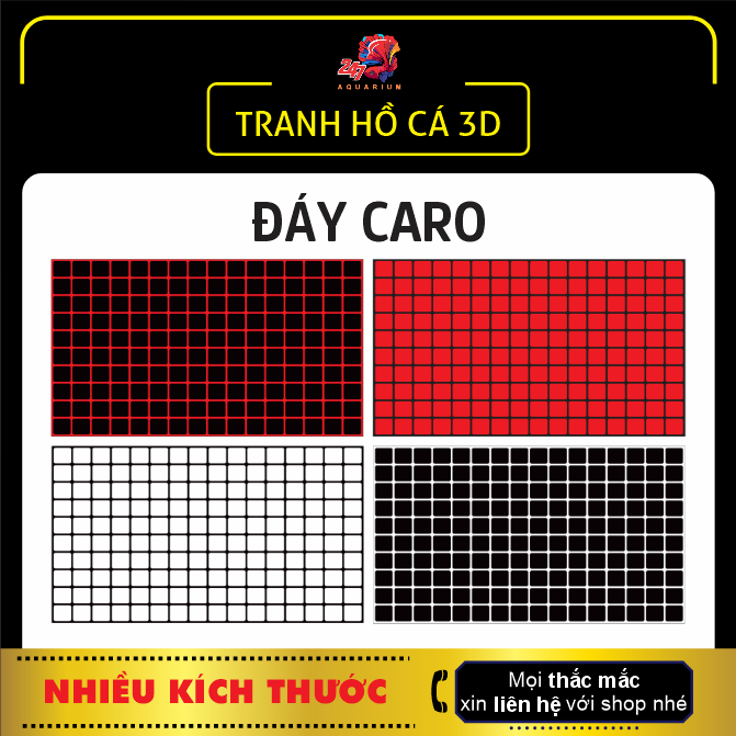 Tranh 3D Dán Đáy Hồ Cá - Dán Kính Hồ Cá - Decal Dán Bể Cá Thủy Sinh