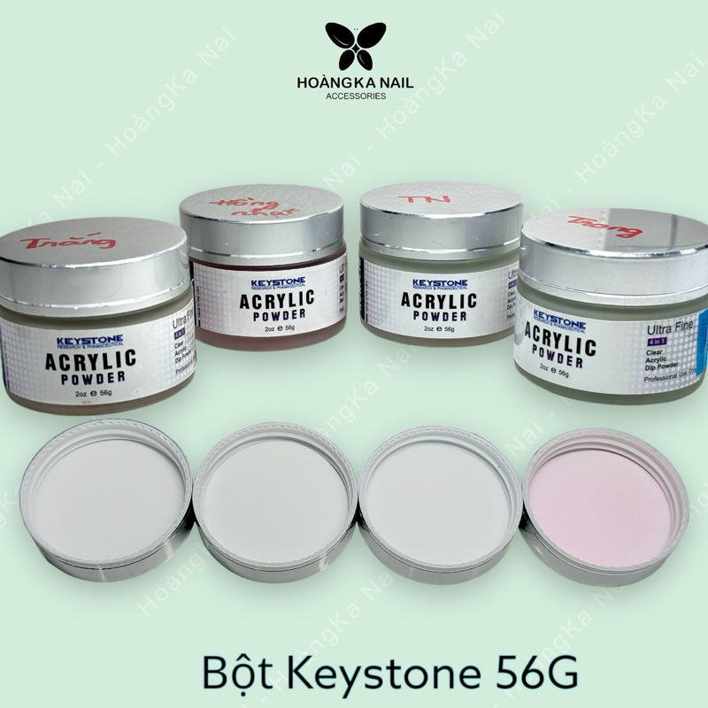 Bột đắp móng Keystone 56Gr , bột đắp móng 2 in 1 , bột nhúng và đắp Keystone
