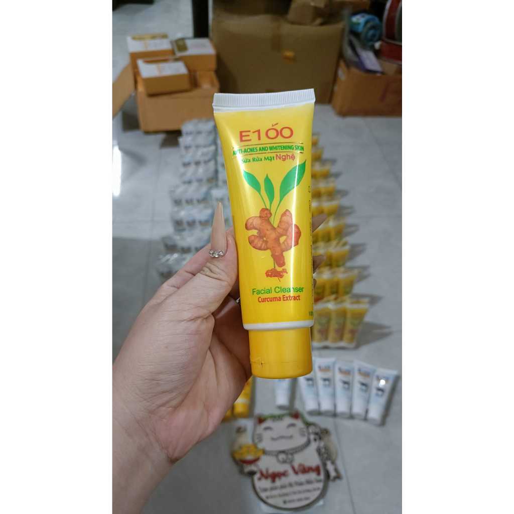 Sữa rửa mặt E100 nghệ lớn 100g
