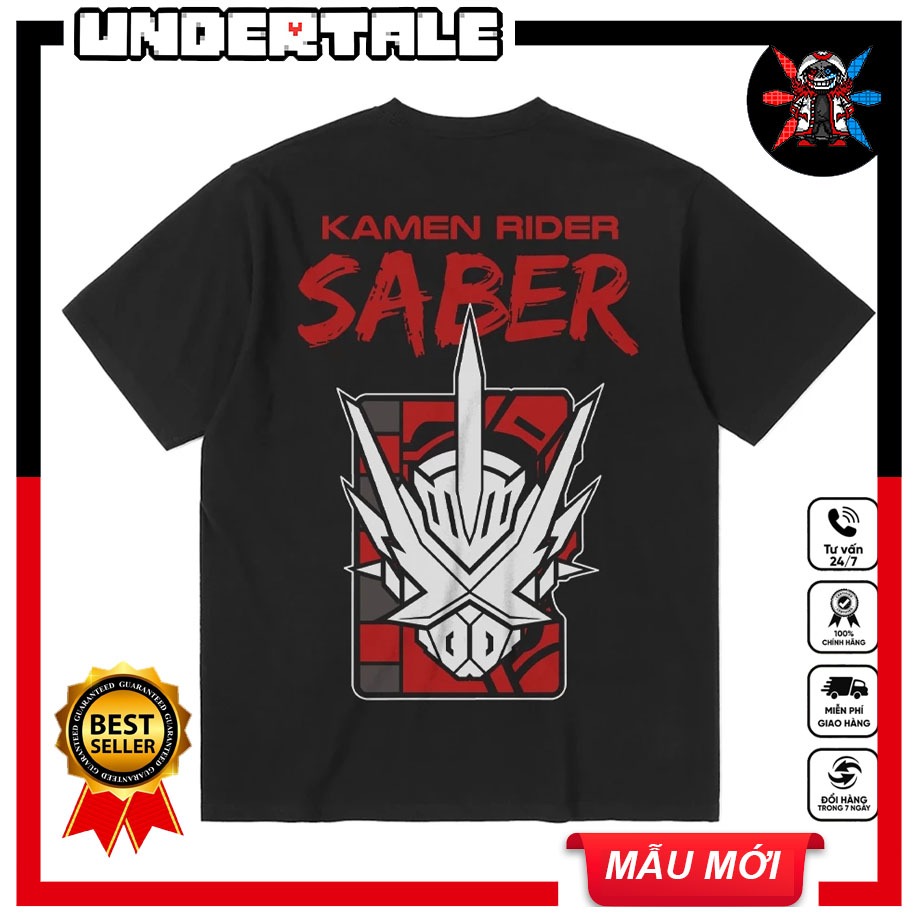 Áo thun Unisex Kamen Rider SABER Dragonic Knight | KAMEN RIDER STORE