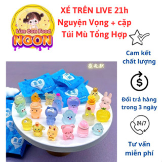 (XÉ TRÊN LIVE LÚC 21H) COMBO TÚI MÙ NGẪU NHIÊN  THỎ , KIKI , RÙA ... PHÁT SÁNG DÙNG ĐỂ TRANG TRÍ  - LÙN CON FOOD