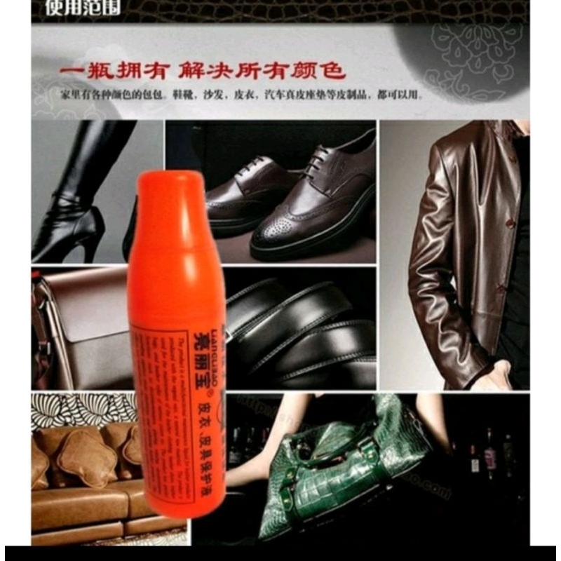 (bán sỉ) xi đánh bóng giầy dép da ,áo, túi da làm mới và bảo dưỡng vật dụng bằng da, chai 150ml dạng nước xịt dễ sử dụng