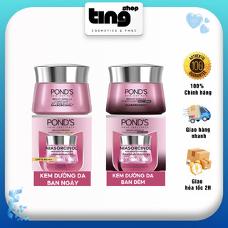  Bộ Đôi Kem Dưỡng Da Ngày Và Đêm Pond’s White Beauty Trắng Hồng Dạng Rỡ 50g 