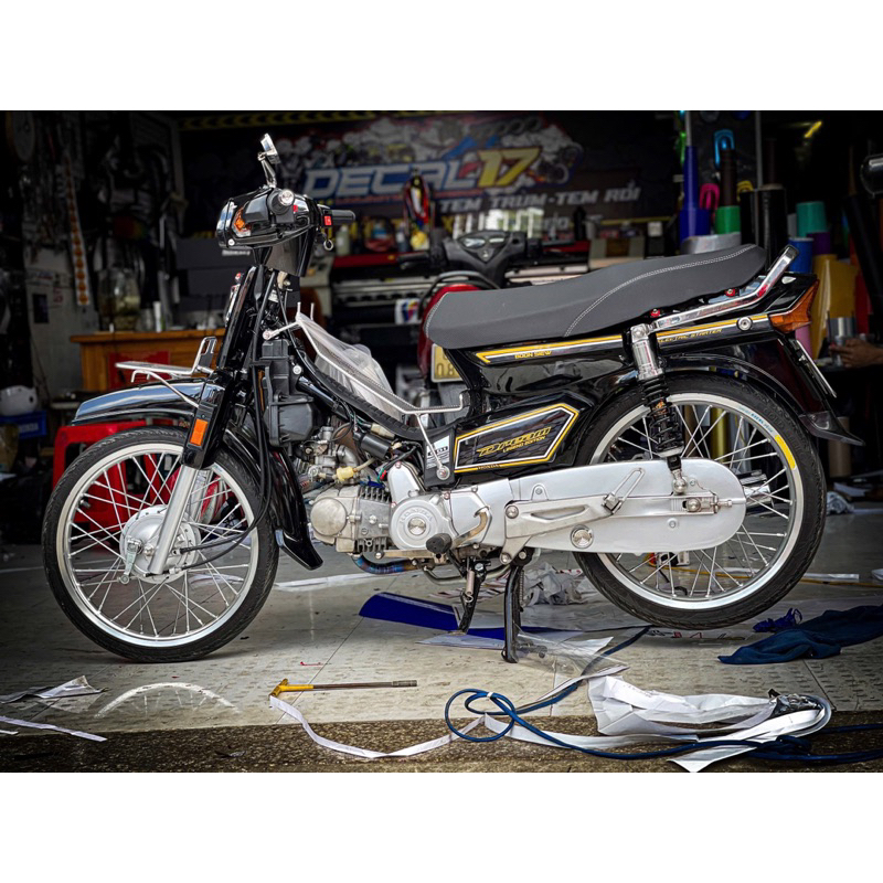 tem xe Dream limited màu đen- tem in vi tính cao cấp