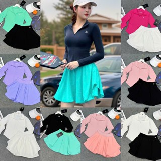 MẪU MỚI Lẻ áo dài tay, lẻ váy Tập Thể Thao Pickleball, Tennis Nữ Chất Thun Lạnh Quảng Châu Cao Cấp