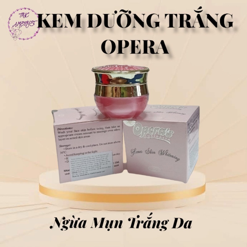 Kem dưỡng trắng da ngừa mụn Opera