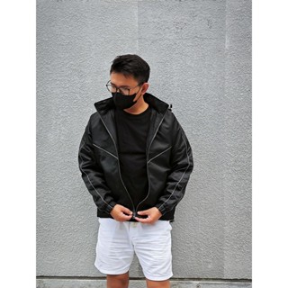 Áo Khoác Dù Mero Lót Phao Cực Ấm Nón Rời , 2 Lớp Dày Dặn Cao Cấp , Sọc Phản Quang Form Unisex Menswear Jacket Nam