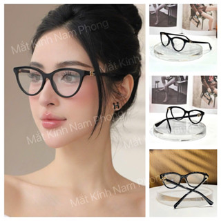 Gọng Kính Cận Mắt Mèo Sang Chảnh - Kính Mắt Mèo Giả Cận Cao Cấp