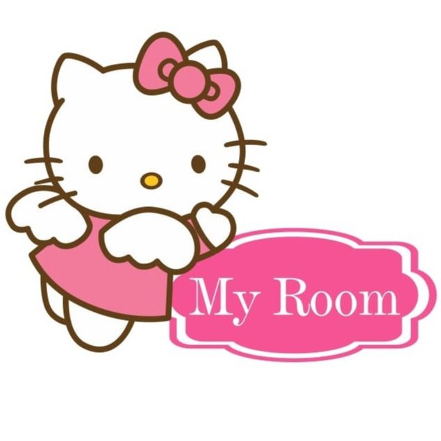 🌻DECAL BẢNG TÊN 3🎀 KITTY HOUSE