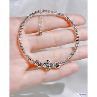 ❤️SẴN❤️  Vòng tay lắc tay bi phay bạc xi bạch kim siêu sáng cz thuỵ sĩ