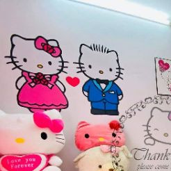 🌻DECAL CẶP KITTY & DANIEL🎀 KITTY HOUSE