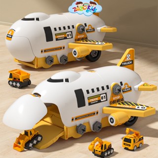 Đồ chơi ô tô container biến hình đường đua cao tốc dài 1m2 kèm 8 xe ô tô ZoZokids