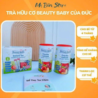 Trà hoa quả hữu cơ Beauty Baby Đức dành cho bé ăn dặm từ 5 tháng(có tách lẻ)