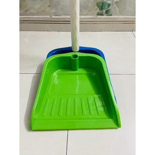 Chổi Ky Hốt Rác Cán Dài Loại Lớn - Sản Phẩm Vệ Sinh Văn Phòng, Nhựa Cứng Bền Chắc