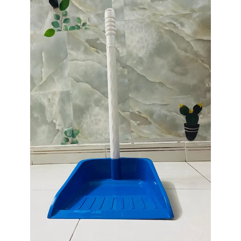 Chổi Ky Hốt Rác Cán Dài Loại Lớn - Sản Phẩm Vệ Sinh Văn Phòng, Nhựa Cứng Bền Chắc