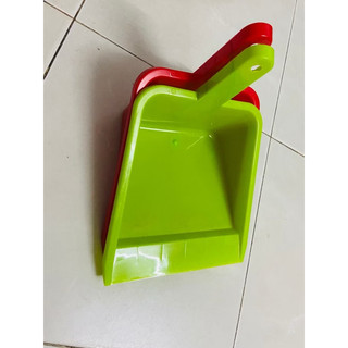 Chổi Ky Hốt Rác Nhựa Cán Ngắn 25X25X14CM - Màu Sắc Ngẫu Nhiên