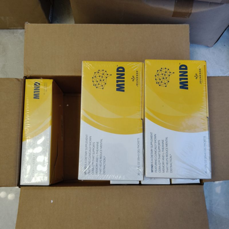 Dinh dưỡng M1ND Jeunesse ( hộp = 30 gói ). Tăng Cường Sức Khỏe Não Bộ  tăng trí nhớ.