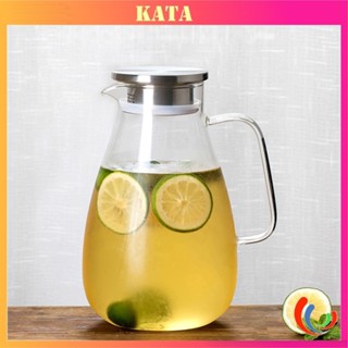  Bình Đựng Nước Uống Bằng Thủy Tinh Trong Suốt Chịu Nhiệt 120 Độ Dung Tích Lớn 2600ml 