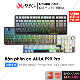 [CHÍNH HÃNG VN] Bàn phím cơ AULA F99 Pro 3 Mode