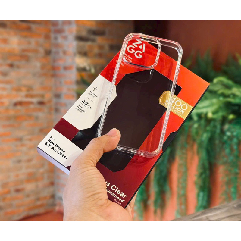 Ốp ZAGG Clear Case trong suốt chống ố ip17 / ip17  pro/ ip17 Air / ip17 pro max