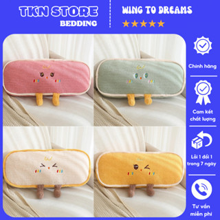 Gối ôm trẻ em lông cừu siêu đáng yêu , Gối ôm người lớn chất liệu lông cừu mềm mại ấm áp , có khóa kéo tiện lợi