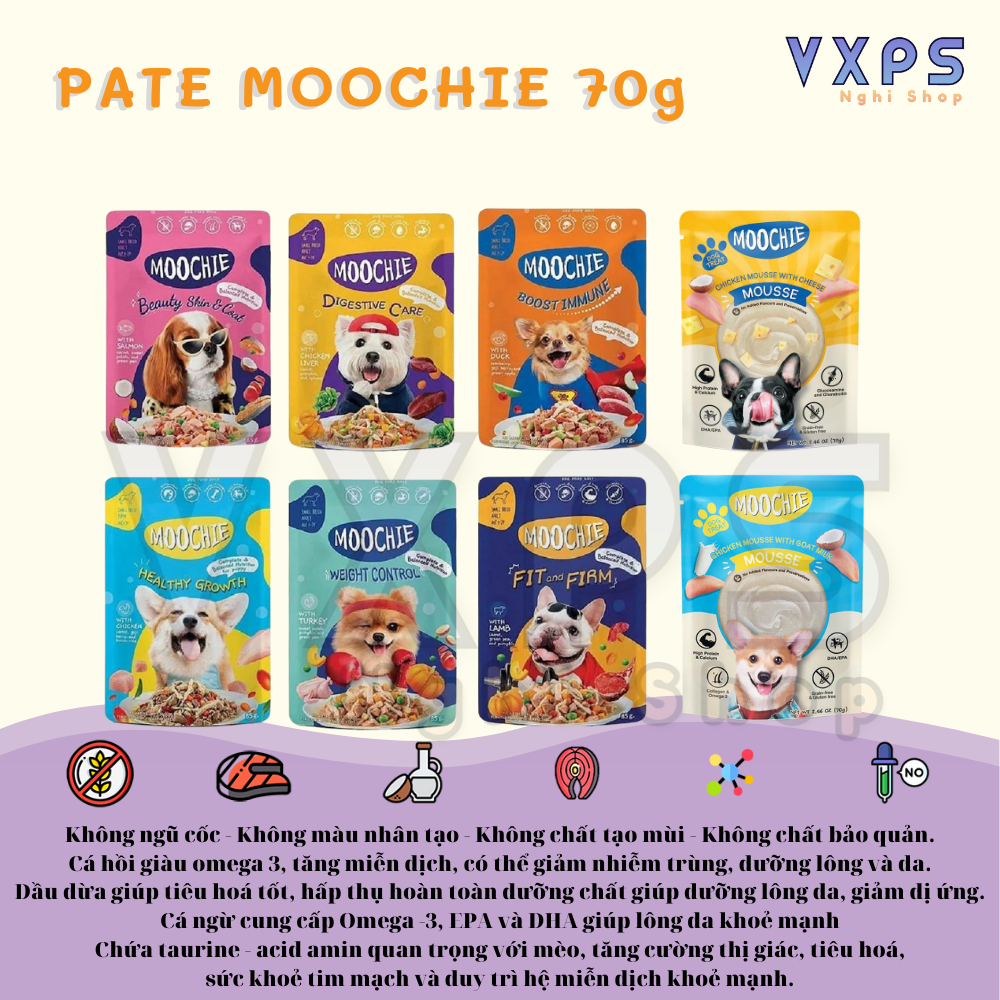 Pate MooChie Cho Chó Mọi Lứa Tuổi (Thái Lan)