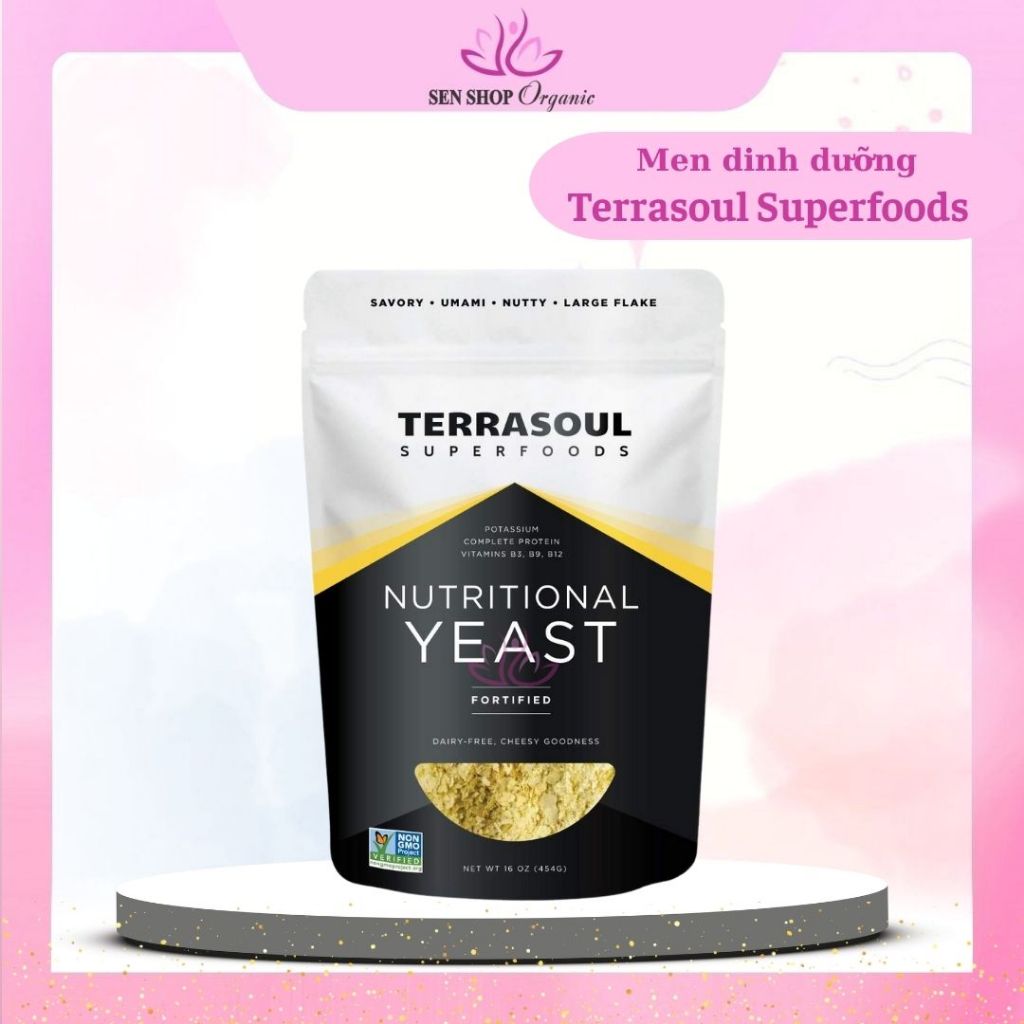 Men dinh dưỡng (Terrasoul Superfoods Nutritional Yeast) - 454gr