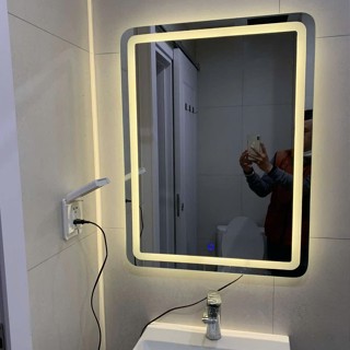 60x80cm Gương soi đèn led AAArealhome BG PC Gương trang điểm Gương nhà tắm