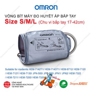 Vòng bít máy đo huyết áp bắp tay OMRON ⚡ Size S/M/L ⚡ Bảo hành chính hãng 6 tháng