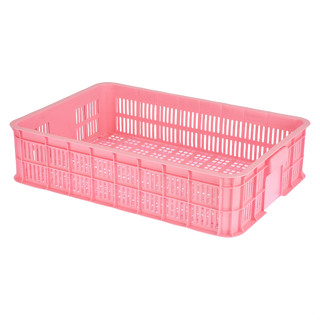 Sóng hở Nhựa Long Thành HS008-SH L610 x W420 x H150 ± 10mm - Màu pastel đựng thực phẩm, decor