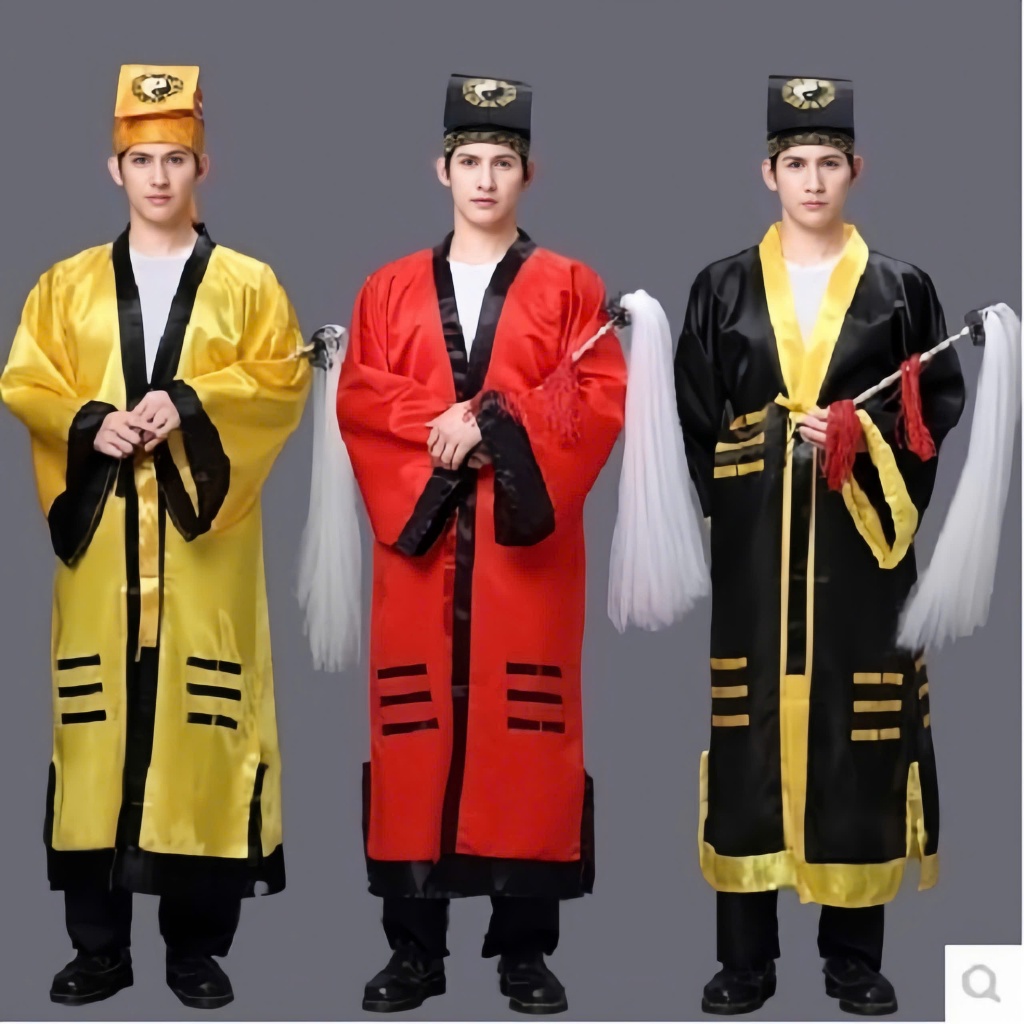 Full Set Trang Phục Pháp Sư Bát Quái - Cosplay Đạo Sĩ Cổ Trang, Thiết Kế Cổ Điển Huyền Bí