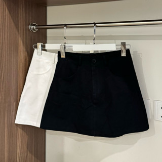 Chân váy kaki ngắn dáng A Bazic onee