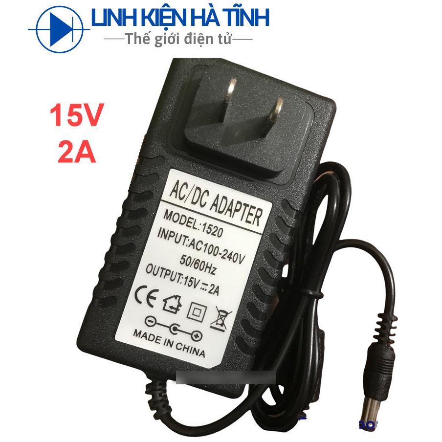 Nguồn sạc loa kéo 15V 2A nguồn adapter 15V 2A hàng chuẩn