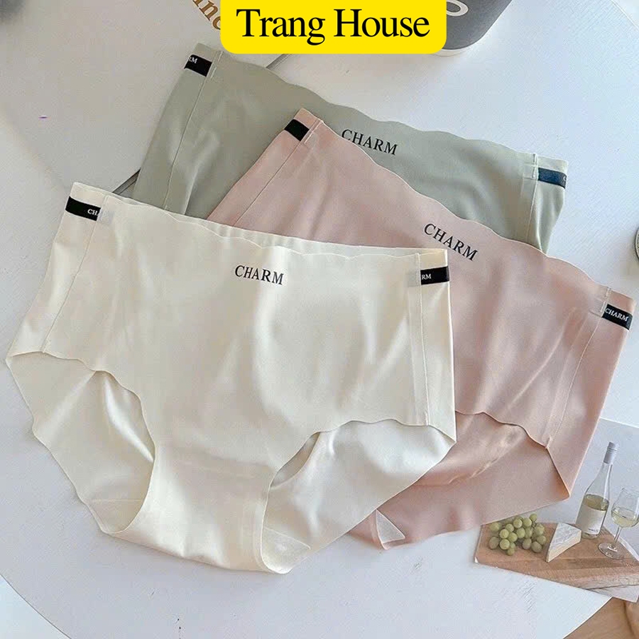 Quần Lót Su Nữ Q 2375- Quần Su Lạnh Viền Sóng CHARM Co Giãn Cạp Chống Tụt TRANG HOUSE