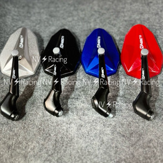 Kính chiếu hậu kiểu H2cc V2 chân 10li thuận mặt kính trắng