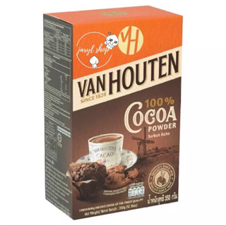 (DATE 2026) Bột cacao Van Houten  VANHOUTEN 350gr dùng để làm thức uống, làm bánh (bột socola, chocolate nguyên chất)