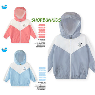 [ Avaler  chính hãng ] Áo Khoác Gió AVALER 2 Lớp mềm cản gió   Bé Trai Bé Gái Size 6-9M đến 4Y
