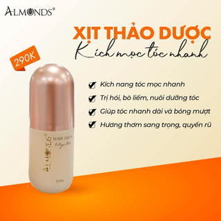 [T70] XỊT THẢO DƯỢC kích mọc tóc + giảm gãy rụng nhanh 120ml