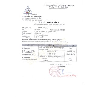 Tinh dầu Sả Chanh LAMHA 10ml