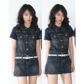 61COMFY DENIM COMFY SET - Set áo liền váy denim