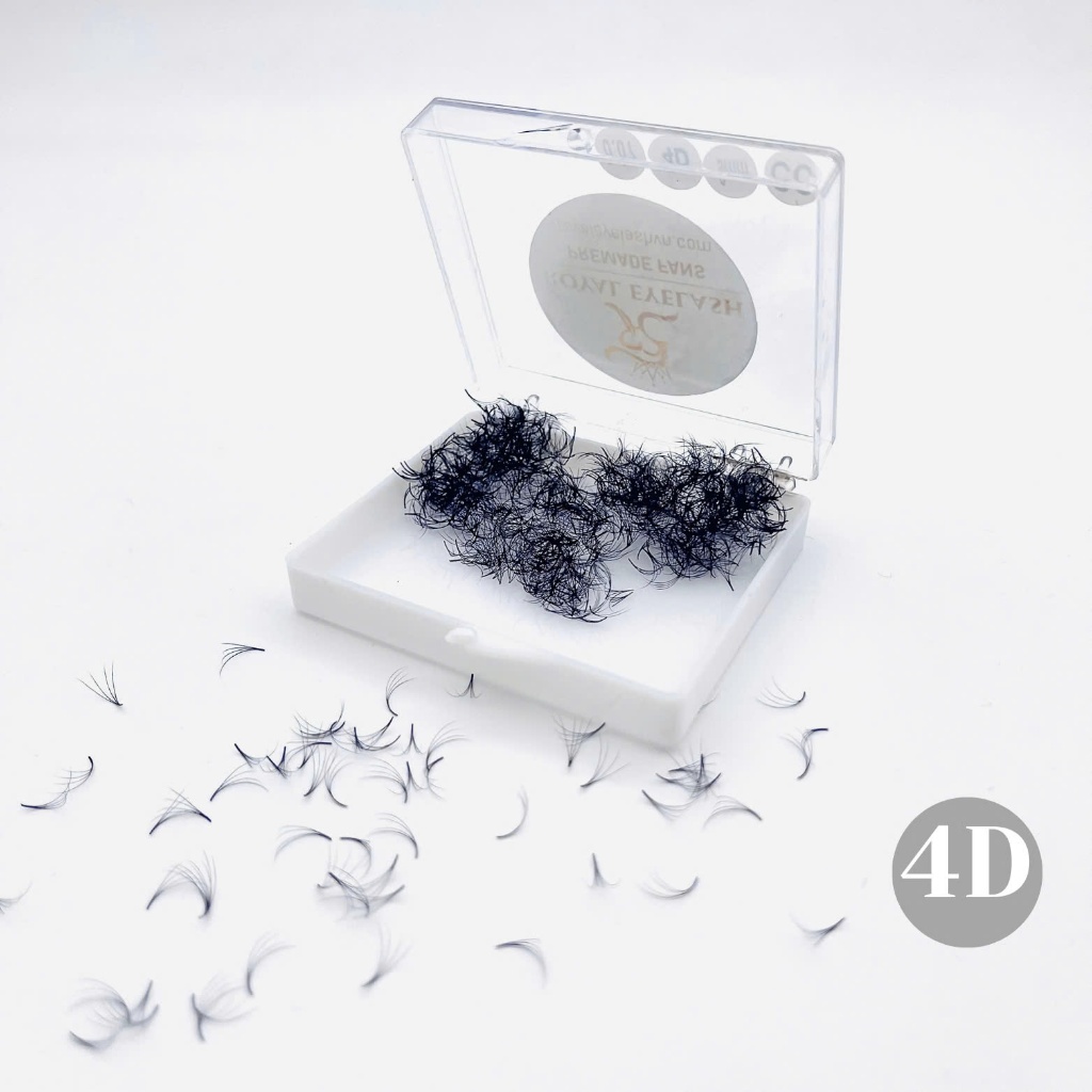 Mi Fans  Sẵn 4D Lông Chồn Cao Cấp / 500 - 1000 fans / C,CC,D / 0.07 REYA EYELASH