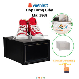  Hộp đựng giày trong suốt nhựa PP chắc chắn bền đẹp Chính Hãng Việt Nhật  mã 3869  