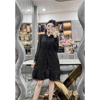 Váy bầu kim sa cà vạt