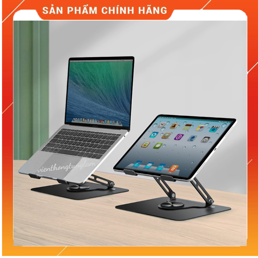 Giá Đỡ Laptop Máy Tính Bảng L234 – Giá Đỡ Máy Tính Xách Tay dùng 10 ich - 17 ich, Ipad Xoay 360 Độ
