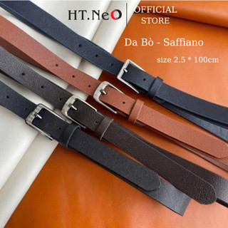 Dây Thắt Lưng Nữ Da Bò Saffiano Cao Cấp HT.NeO - DL08 ( BẢO HÀNH 2 NĂM )