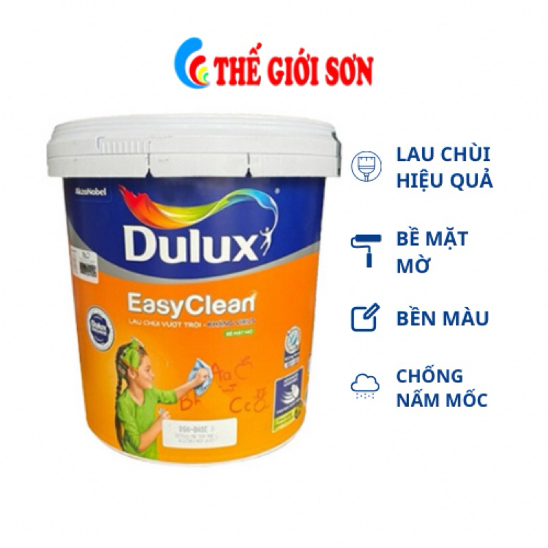 5L - 99A Sơn Dulux Easy Clean nội thất lau chùi hiệu quả