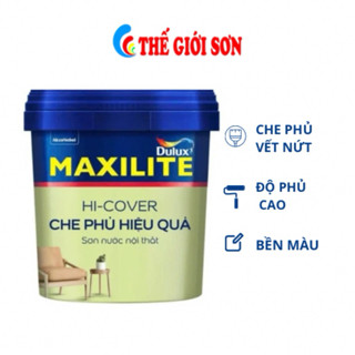 15L - Maxilite Hi-cover che phủ hiệu quả MK14 - Sơn Maxilite trong nhà (Lưu ý: khách đặt 1 thùng/ 1 đơn)