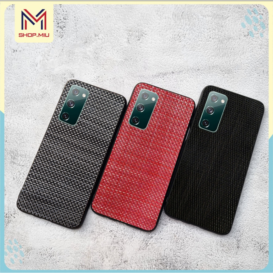 Ốp lưng sợi vải SamSung S20 FE , S20 , S20 plus , S20 ultra ốp lưng samsung chống sốc bảo vệ camera