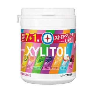 [MẪU MỚI] Kẹo cao su singum Lotte Xylitol 7 vị trái cây 143g nội địa Nhật Bản